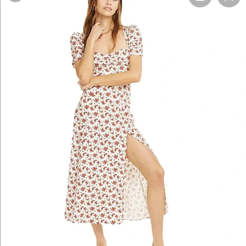 Like New Danielle Bernstein rose midi dress. Very comfy and flattering! (size 4) - Picture 2 of 7
